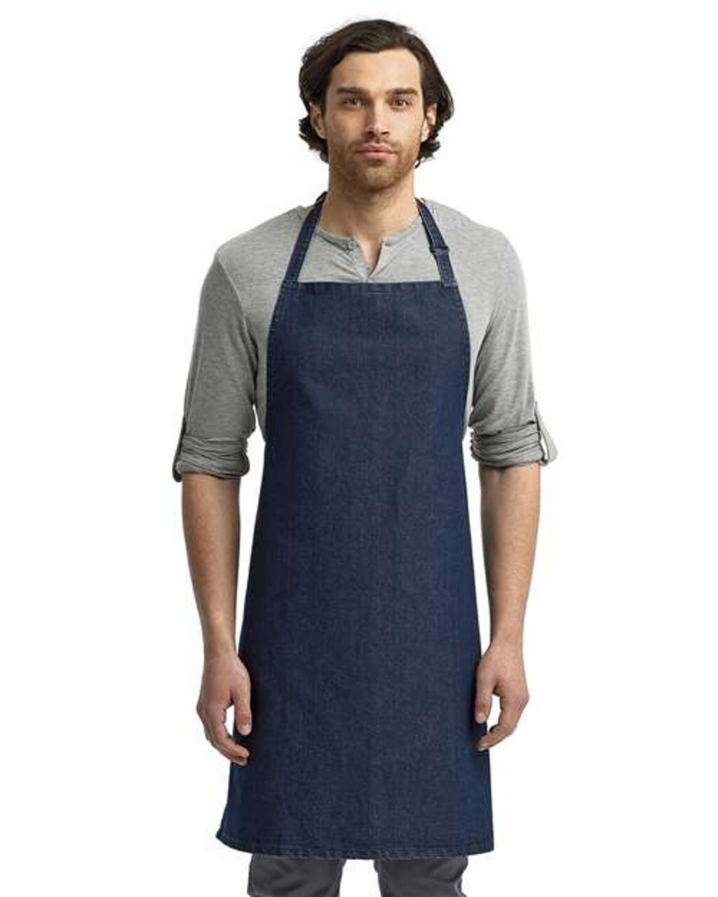 Artisan Collection by Reprime® Recycled Bib Apron Adjustable Neck Strap Durable Eco Friendly